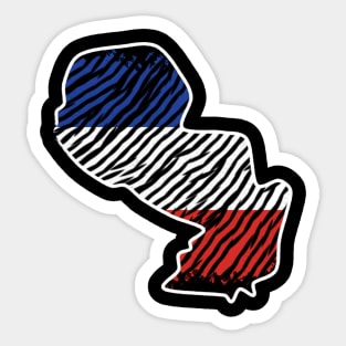 Paraguay South America Tshirt Sticker